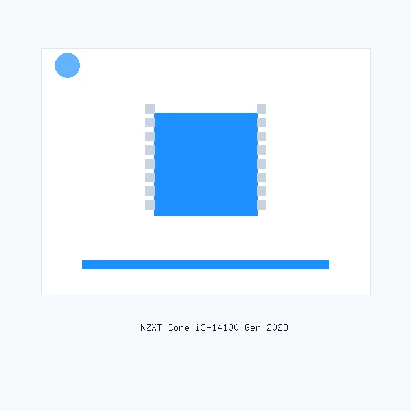 NZXT Core i3-14100 Gen 2028